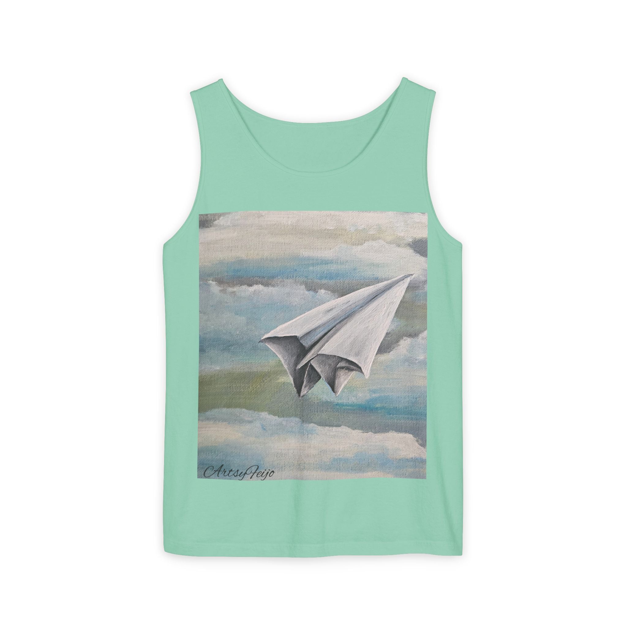 Unisex Paper planes Tank Top