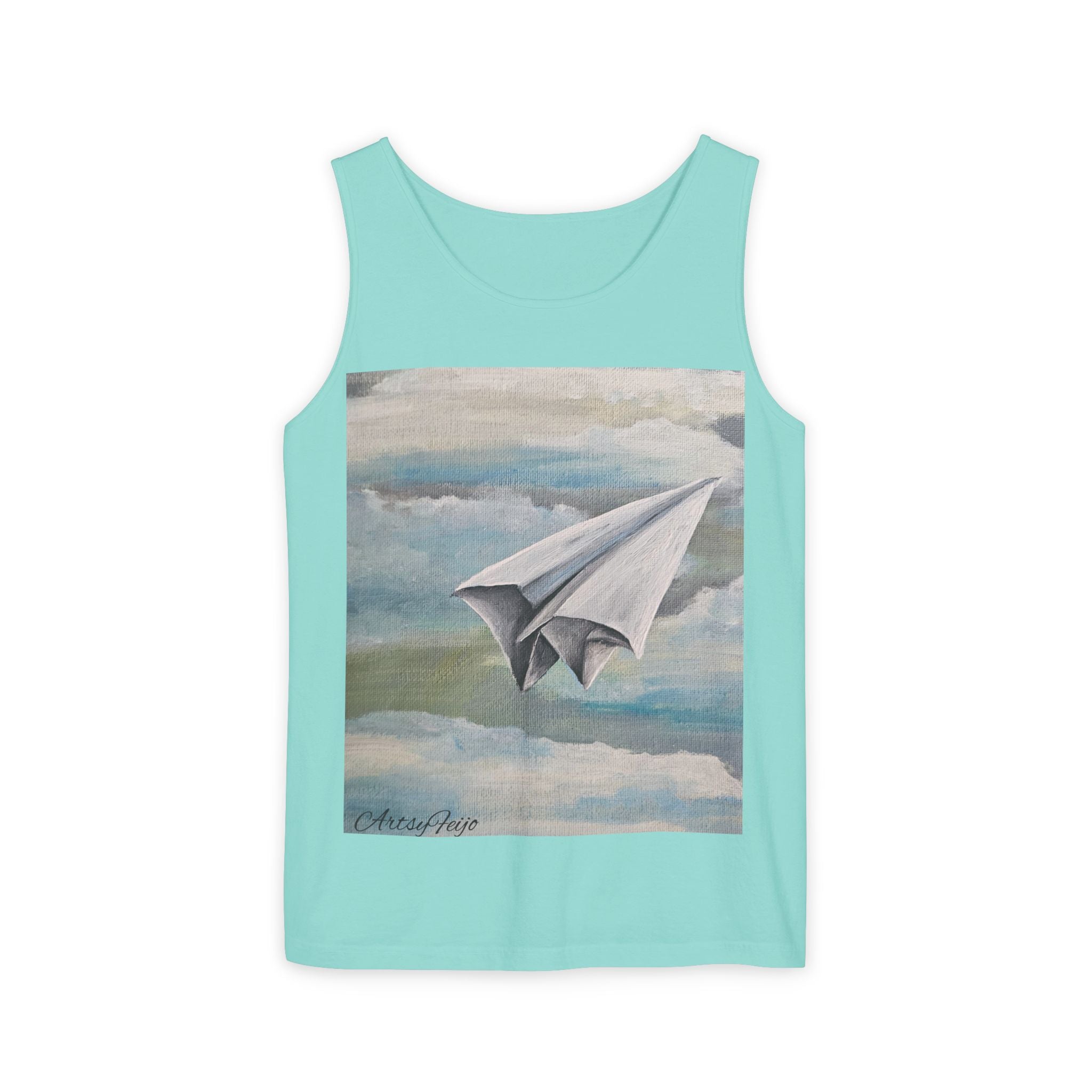 Unisex Paper planes Tank Top
