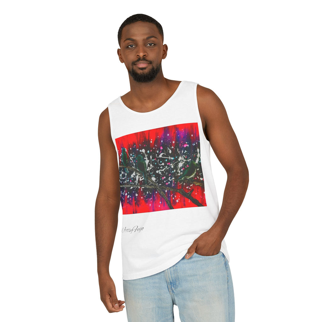 Unisex 3 birds Tank Top