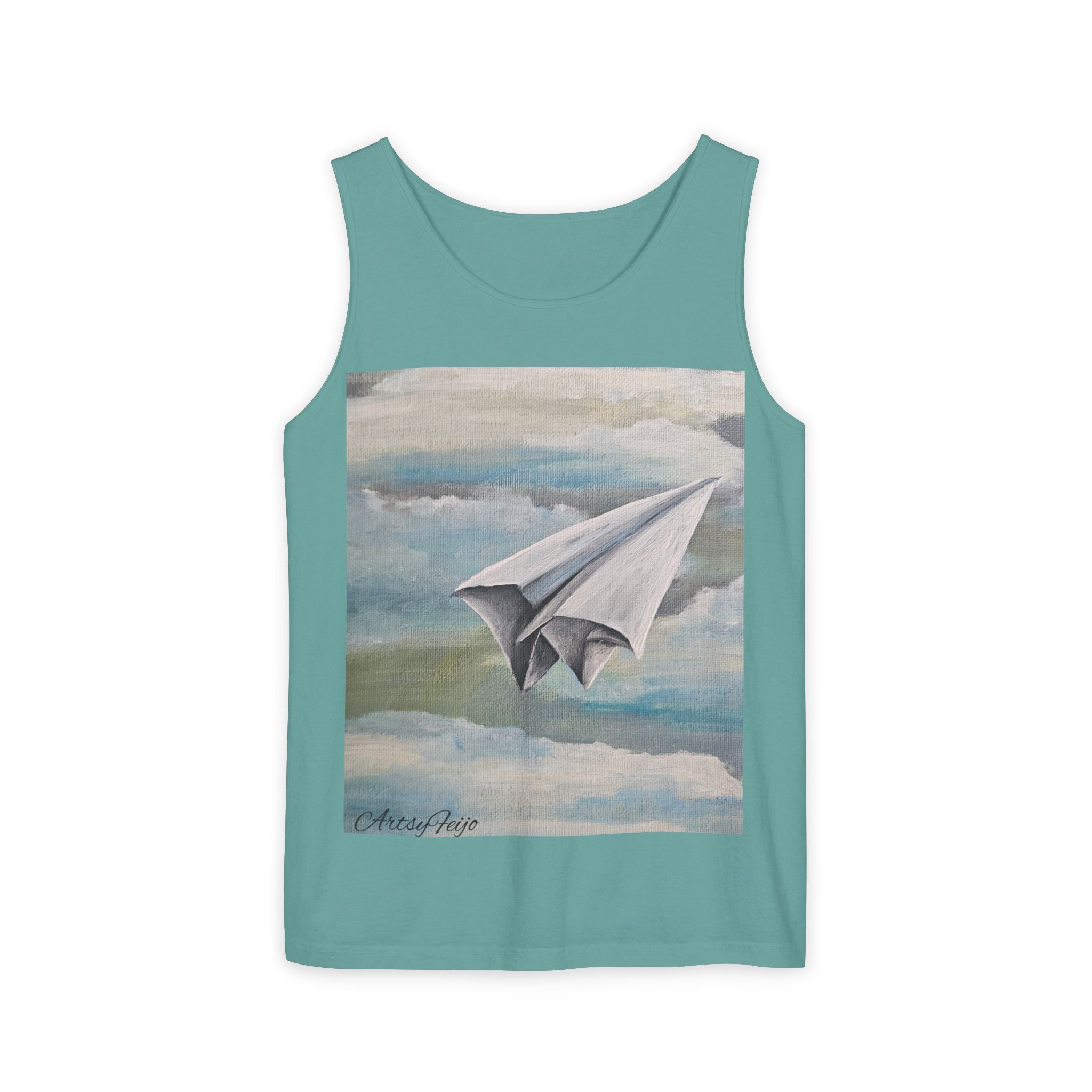 Unisex Paper planes Tank Top