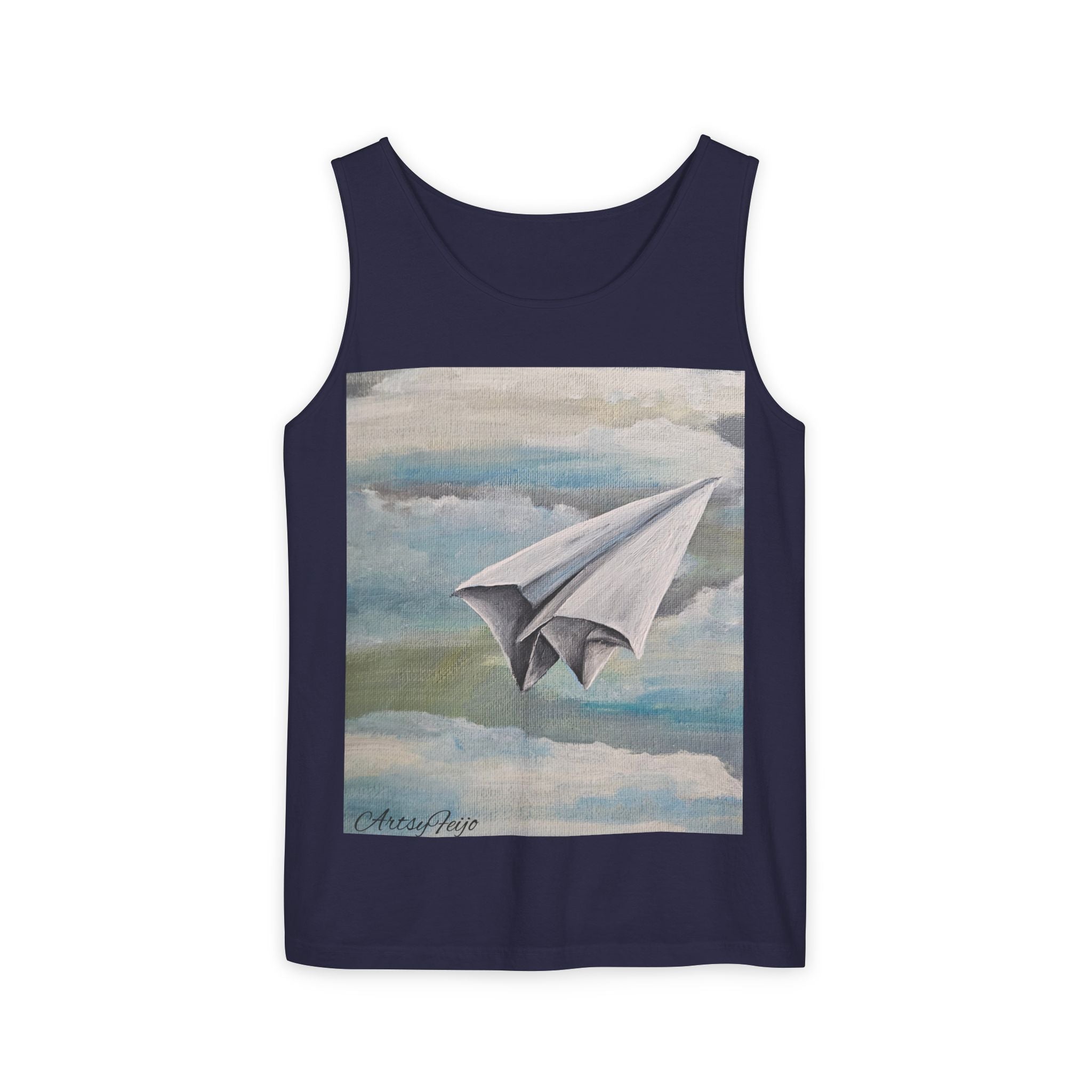 Unisex Paper planes Tank Top