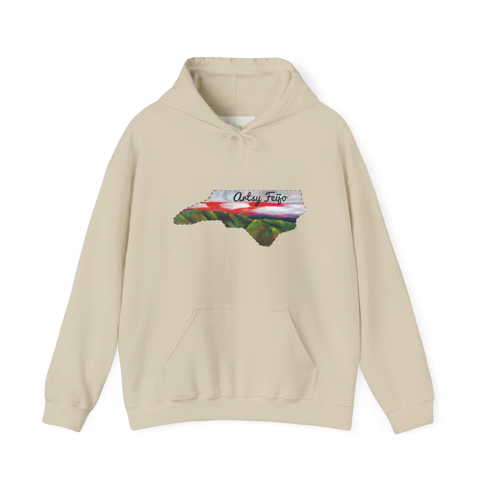 Unisex Hooded NC cutout Sweatshirt