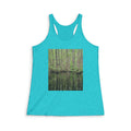 Reflection in the trees Tri-Blend Racerback Tank