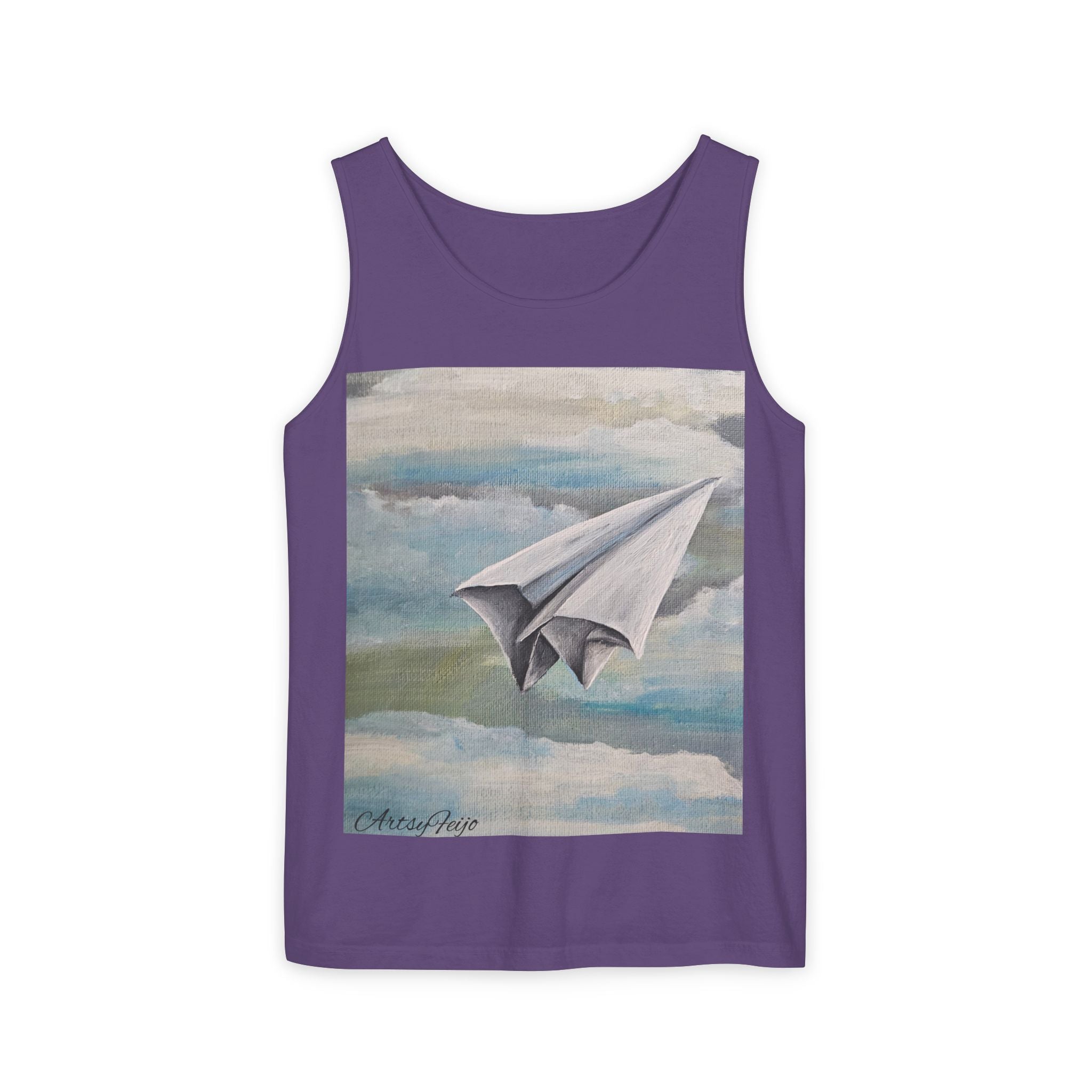 Unisex Paper planes Tank Top